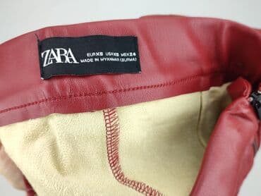 szorty z eko skóry zara: Zara, Legginsy Ze skóry ekologicznej damskie, rozmiar XS — 5