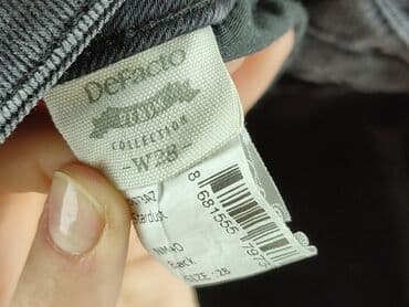 legginsy woskowane wysoki stan: Defacto, Jeansy damskie, rozmiar S — 4