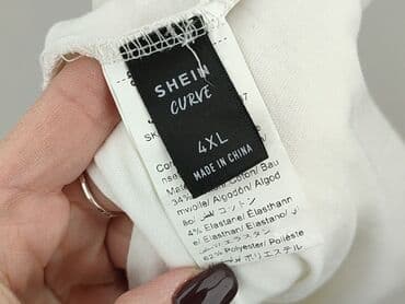 bluzki z odcieciem pod biustem: Shein Curve, Bluzka damska, rozmiar 4XL — 6