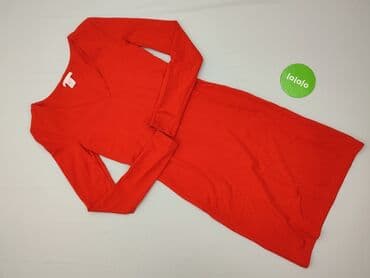 czerwona sukienki plus size: H&M Basic, Sukienka damska, rozmiar XS — 2