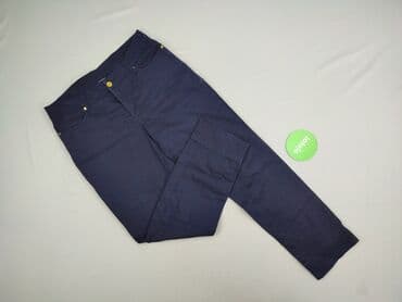 granatowe chinosy damskie: Spodnie materiałowe damskie, rozmiar S — 2
