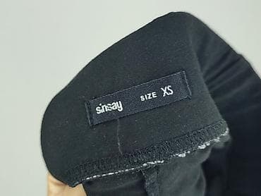 czy elastan to dobry materiał: Sinsay, Legginsy Krótkie damskie, rozmiar XS — 4