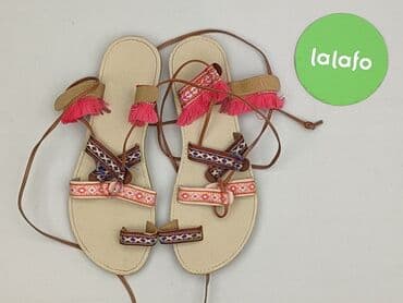 sandały wiązane płaskie ccc: Pepco, Sandały damskie, rozmiar 38 — 2