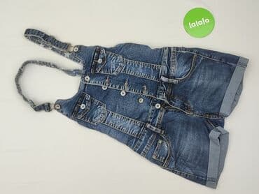 krótkie poszarpane spodenki: Ogrodniczki damskie, rozmiar S — 2