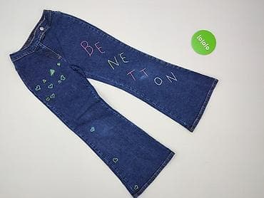 bluza converse: Spodnie jeansowe, Benetton, 5-6 lat, 110/116, stan - Bardzo dobry — 2