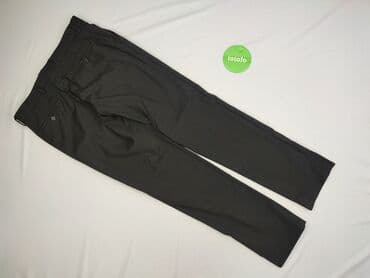 dżinsy do garnituru: Spodnie materiałowe damskie, rozmiar L — 3