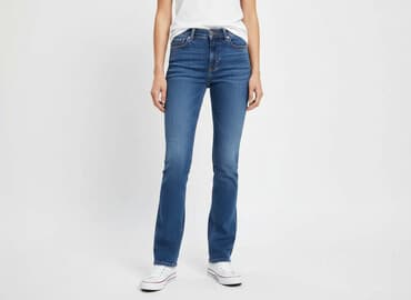 jeans flare: PULL&BEAR, Jeansy damskie, rozmiar 2XS — 6