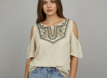 bluzki z odkrytymi ramionami mohito: Bluzka damska, rozmiar M — 7