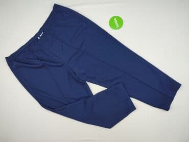 chinosy damskie granatowe: Spodnie materiałowe damskie, rozmiar 3XL — 2