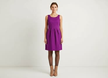 sukienka fioletowa zara: Sukienka damska, rozmiar M — 8