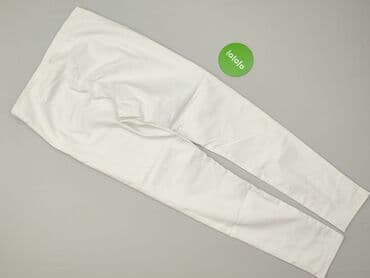 białe spodnie ciążowe: Spodnie materiałowe damskie, rozmiar S — 3