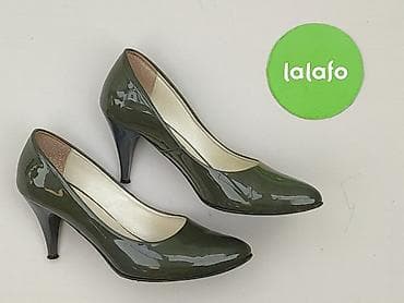 graceland buty deichmann: Czółenka damskie LEWSKI, rozmiar 38 - Kolor: butelkowa zieleń — 2