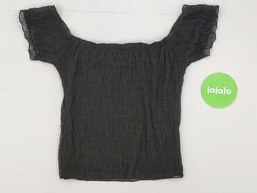 bluzki prześwitujące czarne: Bluzka damska, S — 3