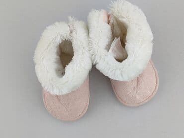 czerwone sukienki wizytowe: Buciki niemowlęce, H&M, 17, stan - Bardzo dobry — 1