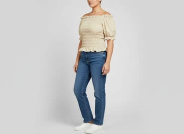 biała bluza damska hm: H&M, Bluzka damska, rozmiar XL — 8