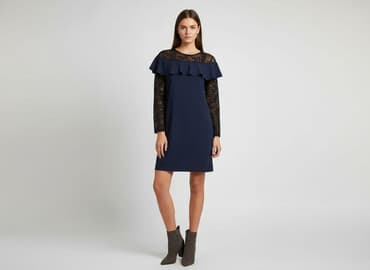 emoi sklep sukienki granat na wesele: Sukienka damska, rozmiar S — 5