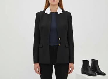 kurtka liza bruce czarna: Marynarka damska, rozmiar L — 6