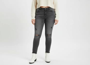 jeansy przetarte damskie: Moodo, Jeansy damskie, rozmiar XL — 6