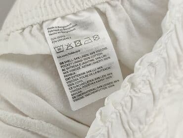 białe spodenki damskie hm: H&M, Szorty damskie, rozmiar M — 5