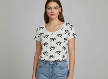 sinsay t shirty damskie: Sinsay, T-shirt damski, rozmiar M — 6