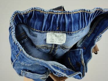 pajacyki dla dziecka: Spodnie jeansowe, F&F, 12-18 miesięcy, stan - Bardzo dobry — 4