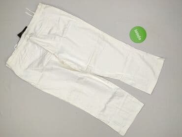 biale szerokie jeansy: BPC Selection, Spodnie 3/4 damskie, rozmiar XL — 3