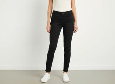 dżinsy slouchy damskie: Jeansy damskie, rozmiar S — 5