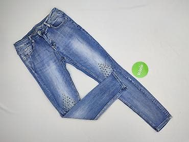 botki h: Jeansy damskie, rozmiar L — 2