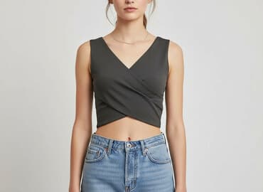 cropp bluzka damska: Boohoo, Top damski, rozmiar XS — 7