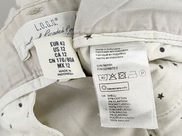 damskie spodnie chinosy: H&M, Spodnie materiałowe damskie, rozmiar XL — 4