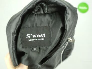 c a kamizelka damska: Swest, Kurtka skórzana damska, XL — 4