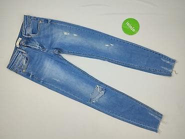 modne jeansy: Stradivarius, Jeansy damskie, rozmiar S — 2