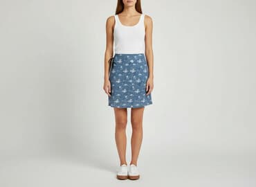 spódniczka alex biało niebieska: Y.F.K., Spódnica damska, rozmiar S — 6