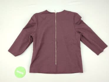 srebrna marynarka damska: SIMPLE, Bluzka damska, rozmiar L — 3