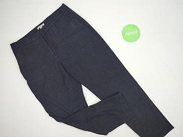 pull on trousers h: H&M, Material trousers for women, size L — 2