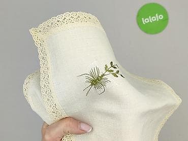 Dekoracje do domu: Serwetka 26 x 28, kolor - Biały, stan - Idealny — 4