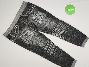 leopard jeans: Legginsy Eleganckie damskie, rozmiar L — 2