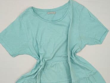 błękitne bluzy damskie: Fisherfield, T-shirt damski, rozmiar L — 1