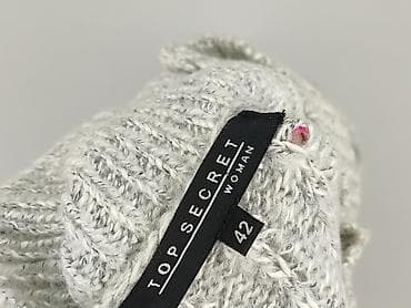 sweter w chmurki: Top Secret, Golf damski, rozmiar XL — 4