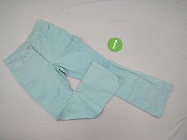 spodnie mid rise: Spodnie materiałowe damskie, rozmiar L — 2