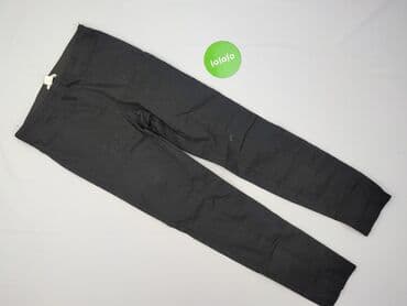 długie spodnie damskie dla wysokich: H&M, Spodnie materiałowe damskie, rozmiar L — 2