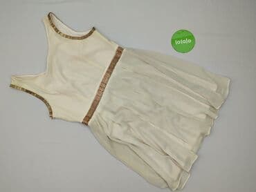 solar złota sukienka: Sukienka damska, rozmiar S — 2