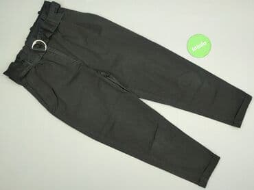 zara spodnie czarne z wysokim stanem: Bershka, Spodnie materiałowe damskie, rozmiar S — 2