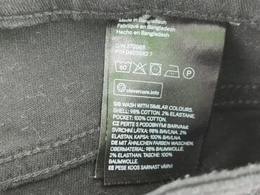 szorty z wysokim stanem czarne: H&M, Szorty damskie, XS — 5