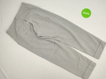 plisowane spódnice szara: Spodnie materiałowe damskie, rozmiar M — 3