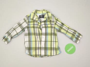 kapcie cmp: Shirt 2-3 years, condition - Perfect, pattern - Cell, color - Green — 2