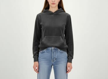 zara zielona bluza: House, Bluza z kapturem damska, rozmiar S — 1