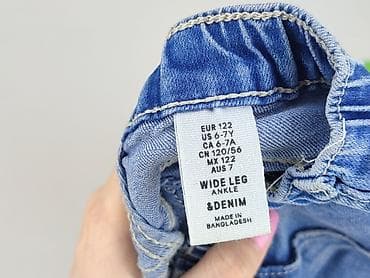 clothes connection: Spodnie jeansowe, H&M, 7 lat, 116/122, stan - Bardzo dobry — 4