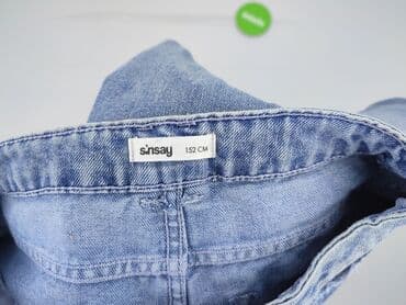 błękitna sukienka elegancka: Spodnie jeansowe, Sinsay, 12 lat, 146/152, stan - Bardzo dobry — 4