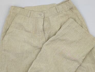 jasne buty: Lino, Spodnie materiałowe damskie, rozmiar M — 1